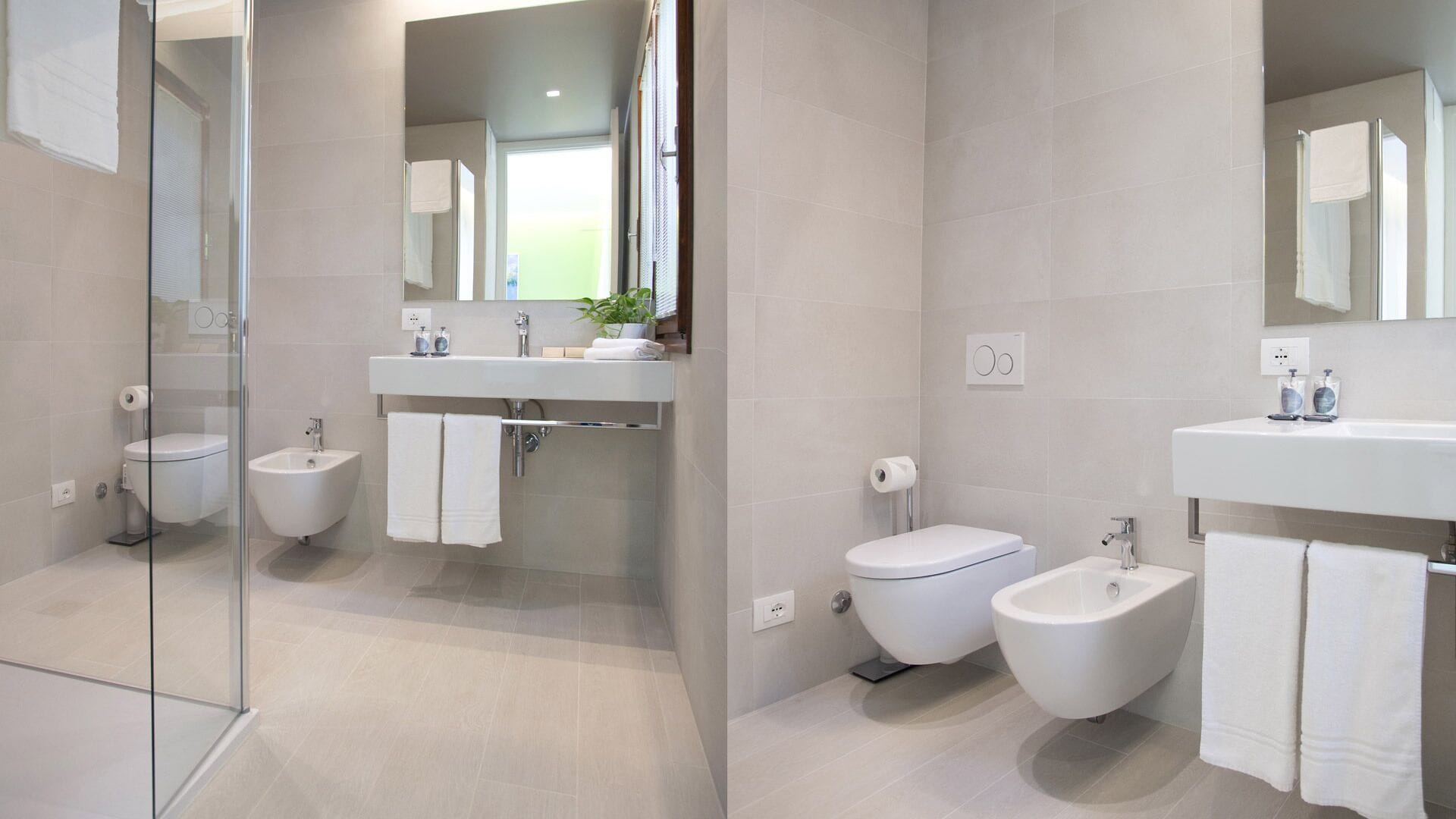 deluxe villa, 2 bedrooms, kitchenette, garden area | bathroom | shower, rainfall showerhead, free toiletries, hair dryer