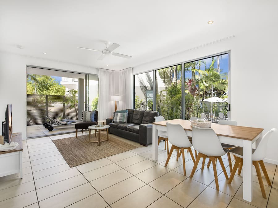 Apartment, 1 Bedroom | Living area | Smart TV