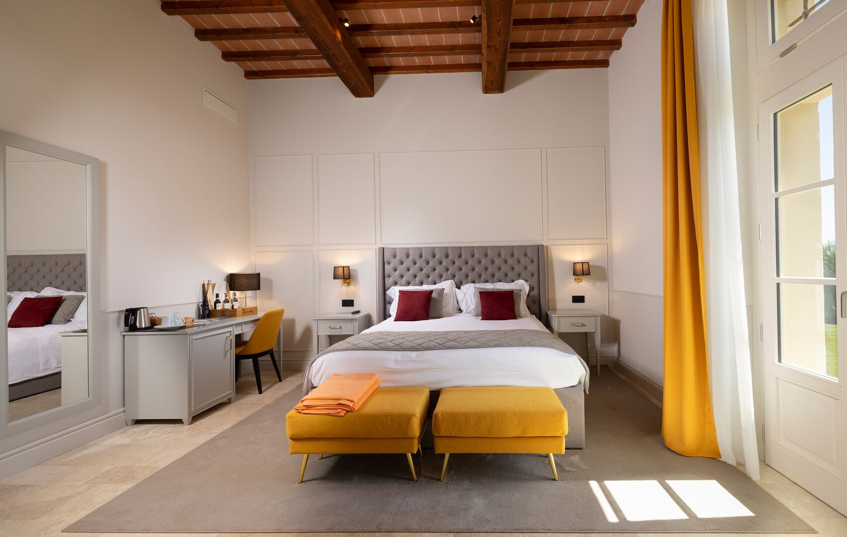Habitación doble exclusiva | Ropa de cama de alta calidad, edredón, camas Select Comfort y minibar 