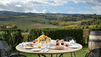 Se ofrece un desayuno bufé (12 EUR por persona)