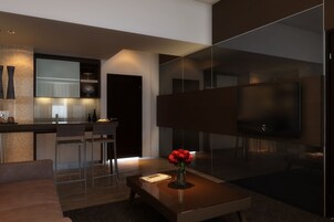 LCD-tévé és MP3-dokkoló