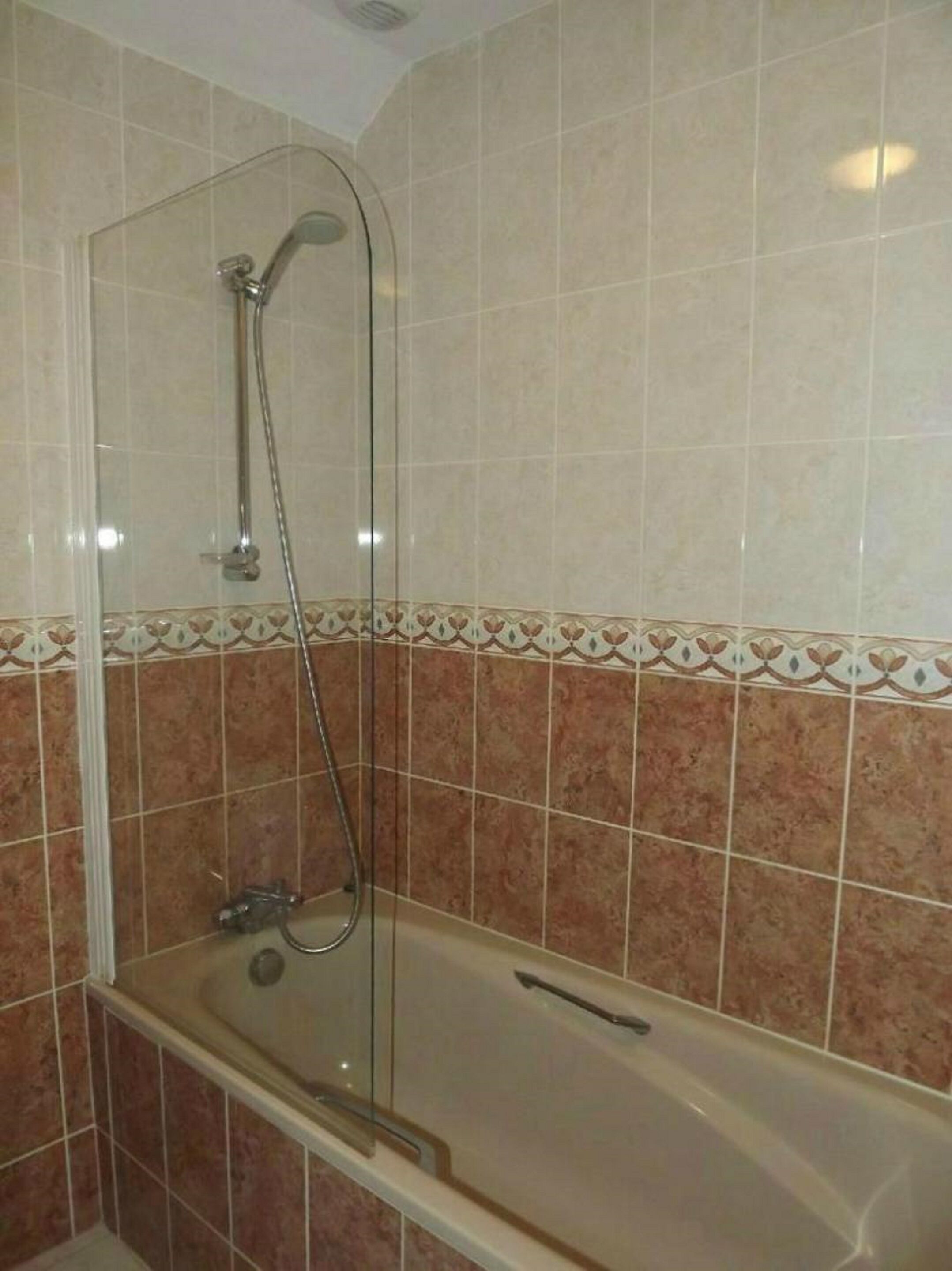 double room | bathroom | rainfall showerhead, hair dryer, towels