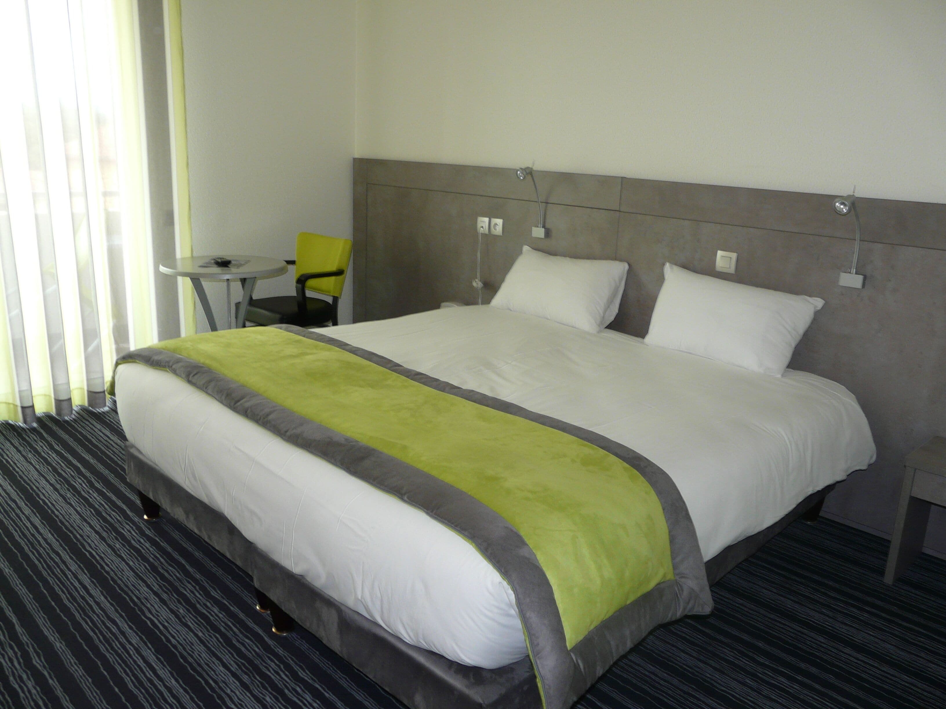 double room, balcony | desk, blackout curtains, soundproofing, iron/ironing board