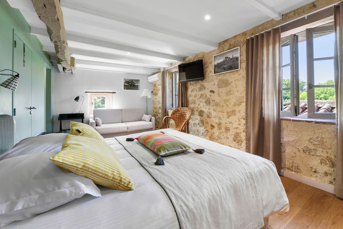 family quadruple room | premium bedding, soundproofing, iron/ironing board