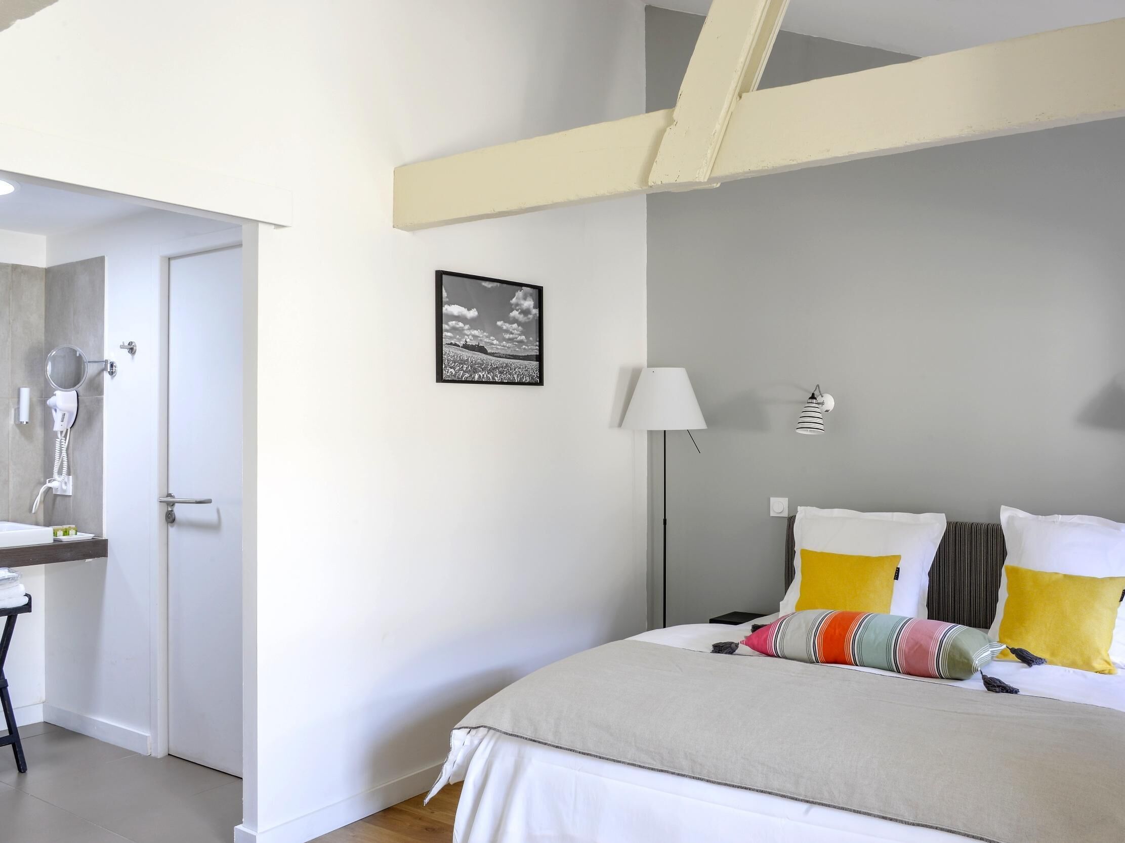 Premium bedding, soundproofing, iron/ironing board