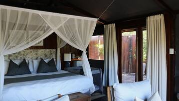 Habitació doble de luxe | Llençols de cotó egipci, roba de llit d'alta qualitat i cobrellits