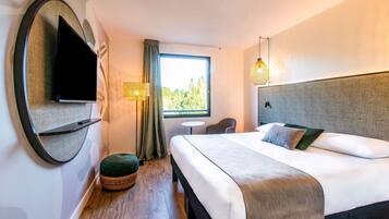 Äänieristys, ilmaiset vauvansängyt, ilmainen Wi-Fi, vuodevaatteet