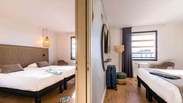 Soundproofing, free cribs/infant beds, free WiFi, bed sheets