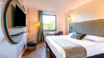 Geluiddichte muren, gratis babybedden, gratis wifi, beddengoed