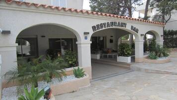 Overnatningsstedets facade