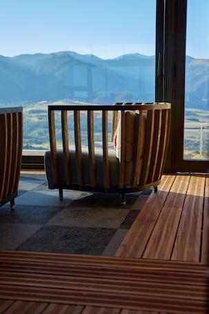 Indoor pool, open 8:30 AM to 8:30 PM, sun loungers. Hotel Le Grand Tetras