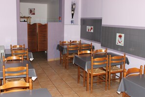 Daily buffet breakfast (EUR 8 per person)