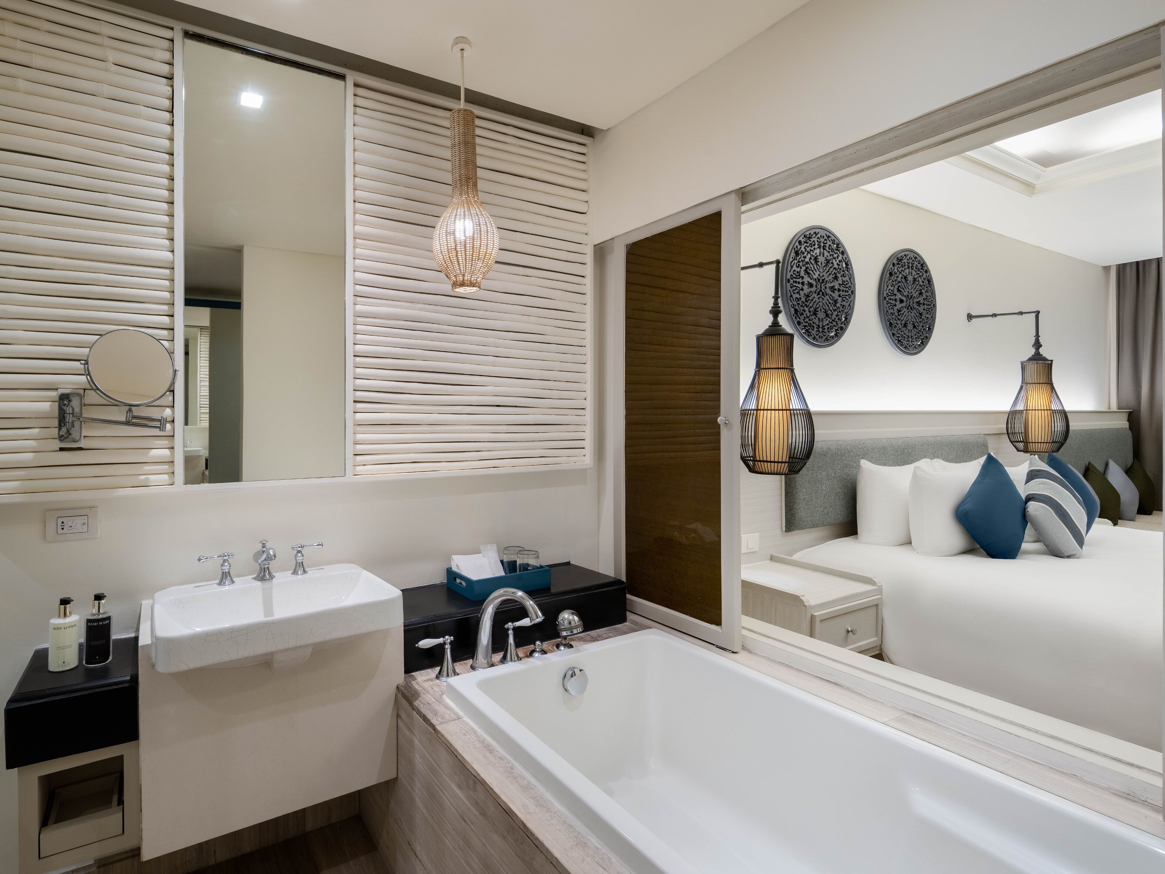 free toiletries, hair dryer, bathrobes, slippers