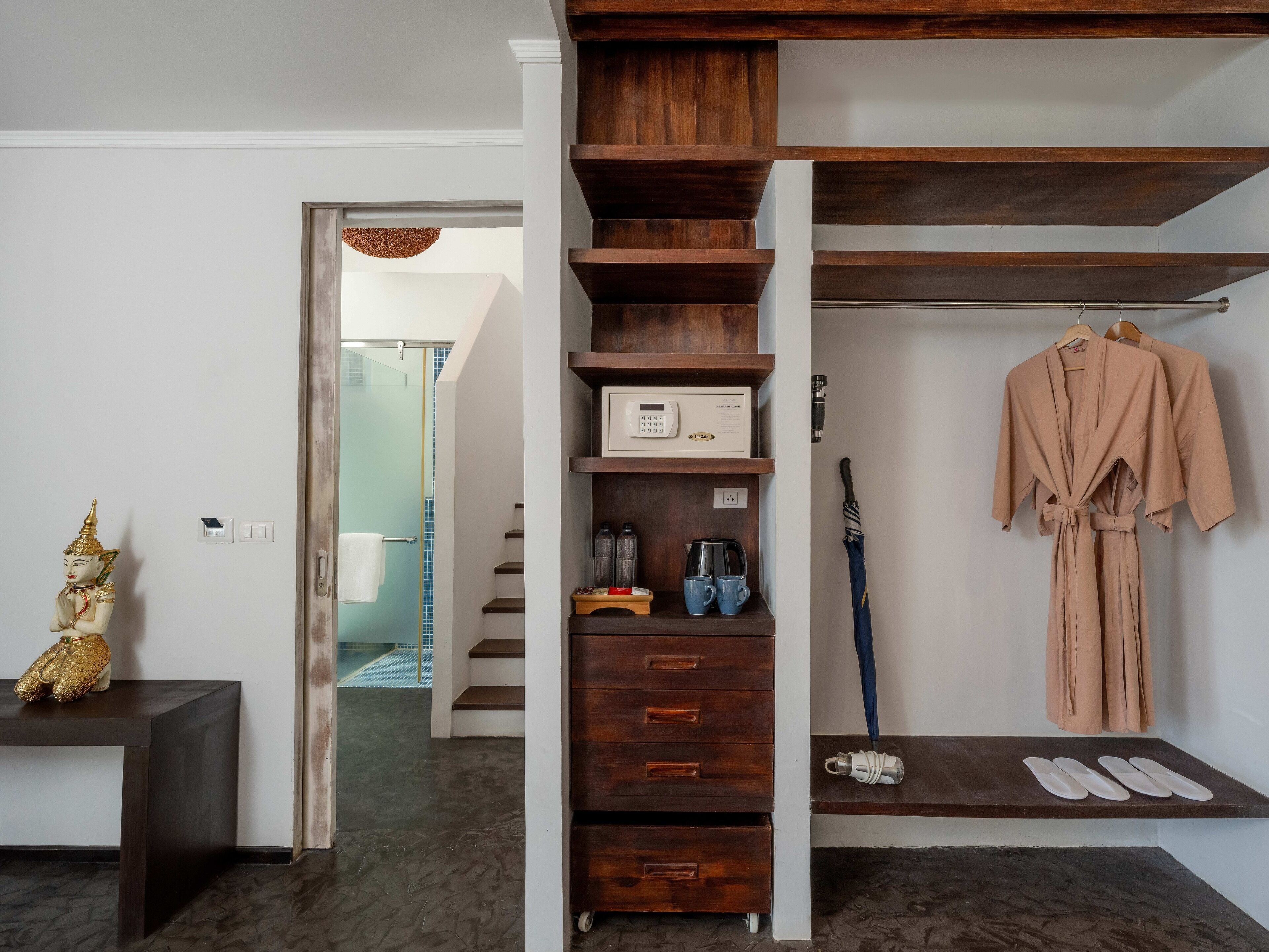 in-room safe, desk, blackout curtains, soundproofing