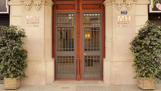 Property entrance - MH Apartments Center (Barcelona)