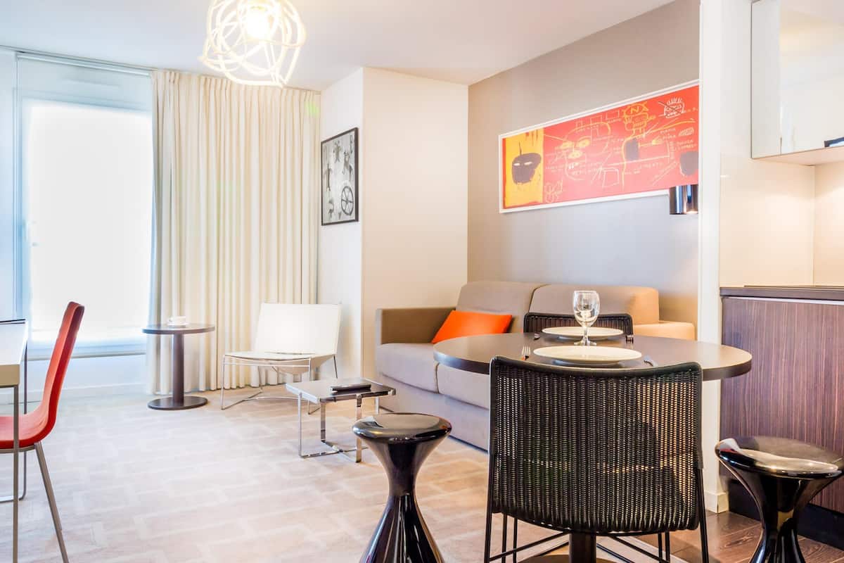 公寓, 1 間臥室 | 1 間臥室、高級寢具、客房內保險箱、書桌