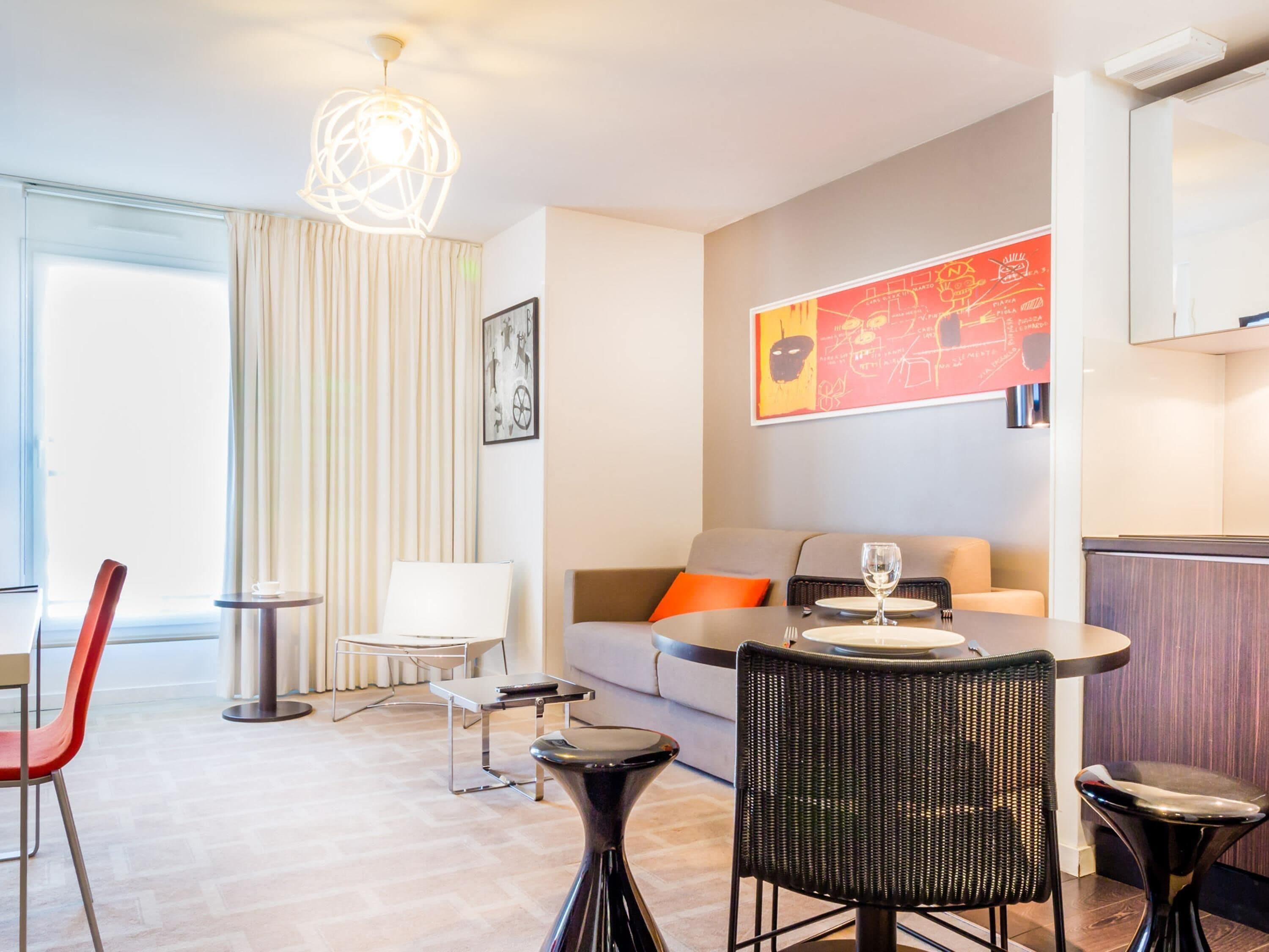 Apartment, 1 Bedroom | Premium bedding, in-room safe, desk, blackout curtains
