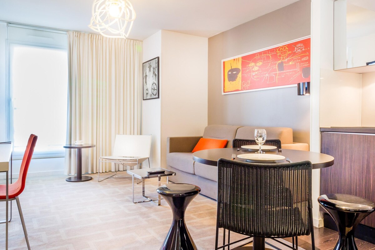 Departamento, 1 habitación | Ropa de cama de alta calidad y caja de seguridad en la habitación 