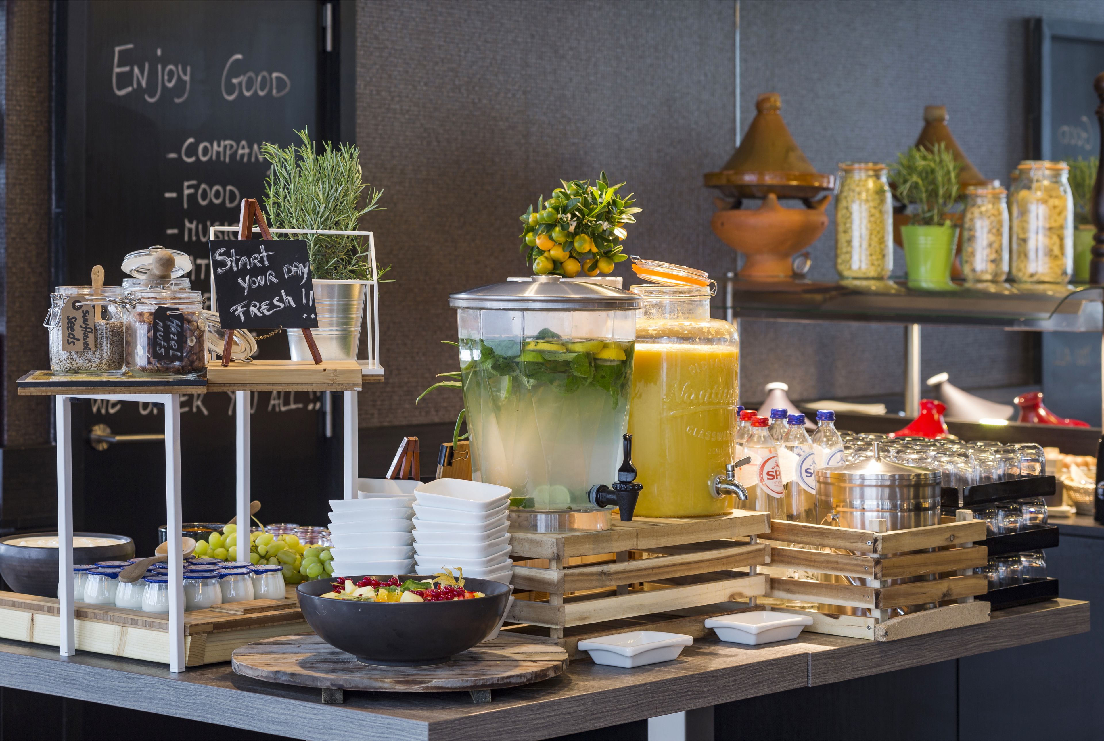 daily buffet breakfast (eur 19.9 per person)