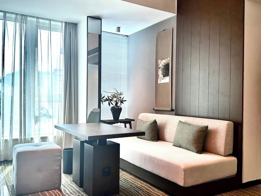 Premium bedding, down duvets, minibar, in-room safe