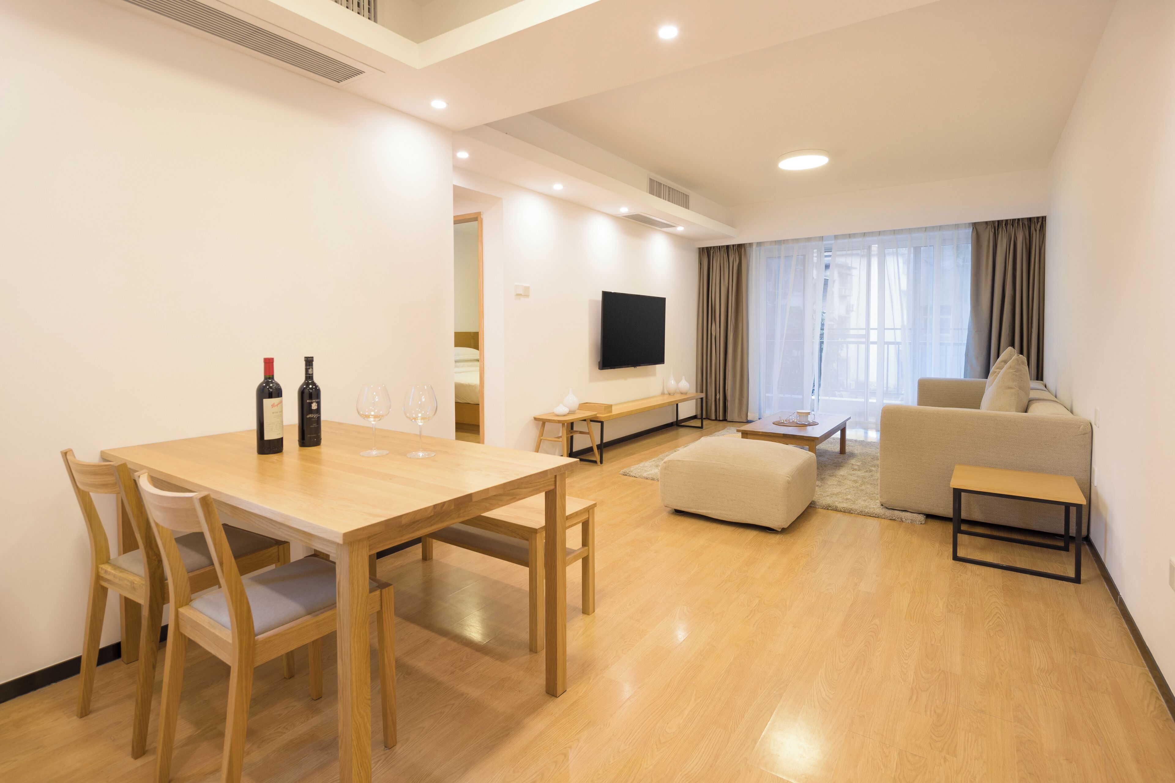 Superior Suite, 2 Bedrooms | Living area | LCD TV