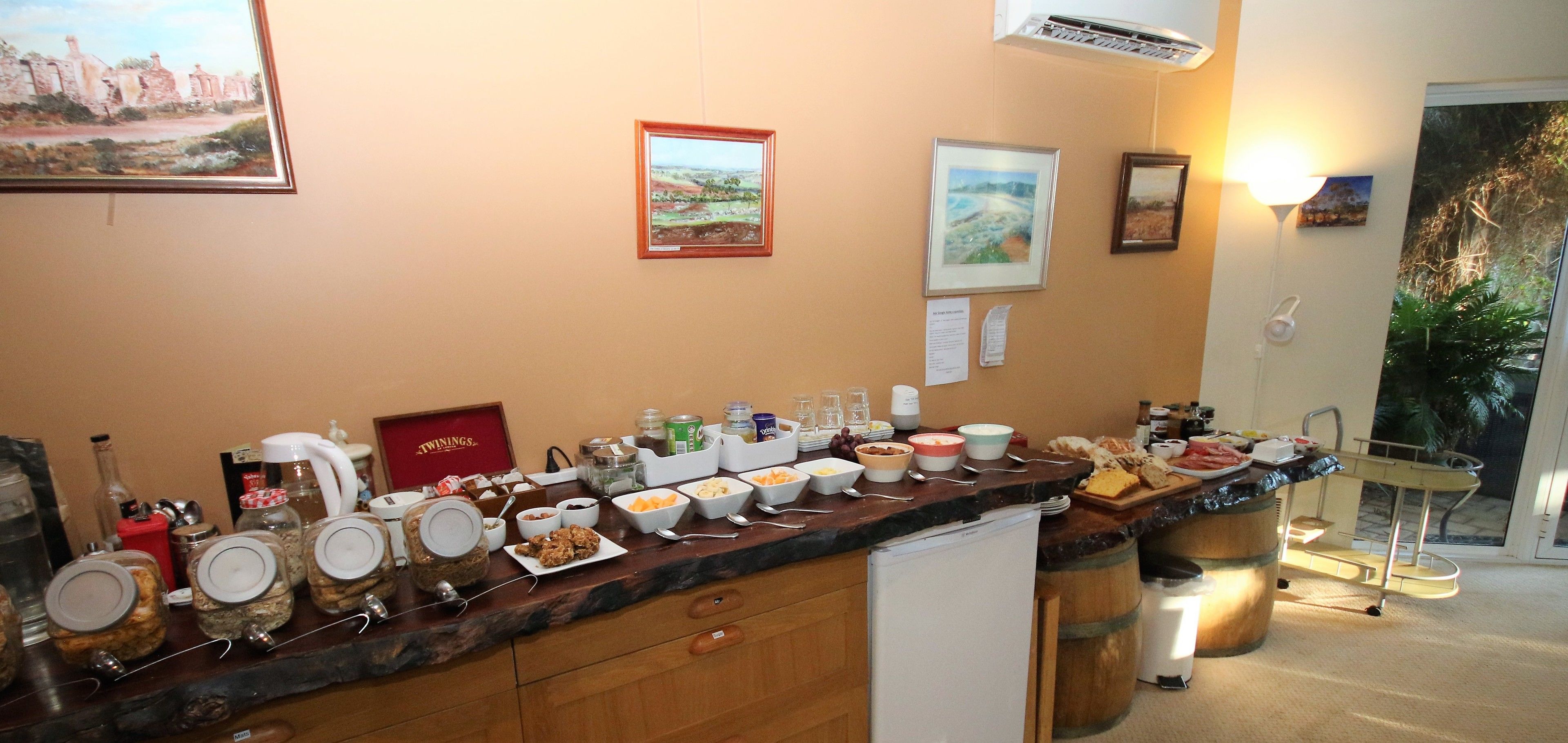 Kontinental frokost er inkludert hver dag