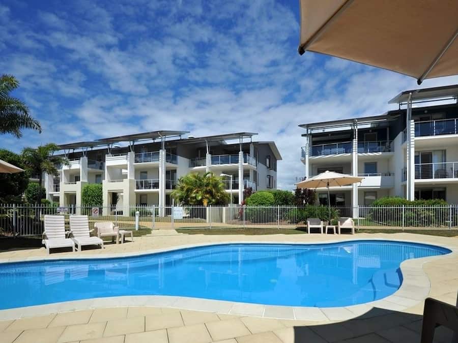 2 outdoor pools, open 6:00 AM to 9:00 PM, pool umbrellas, pool loungers