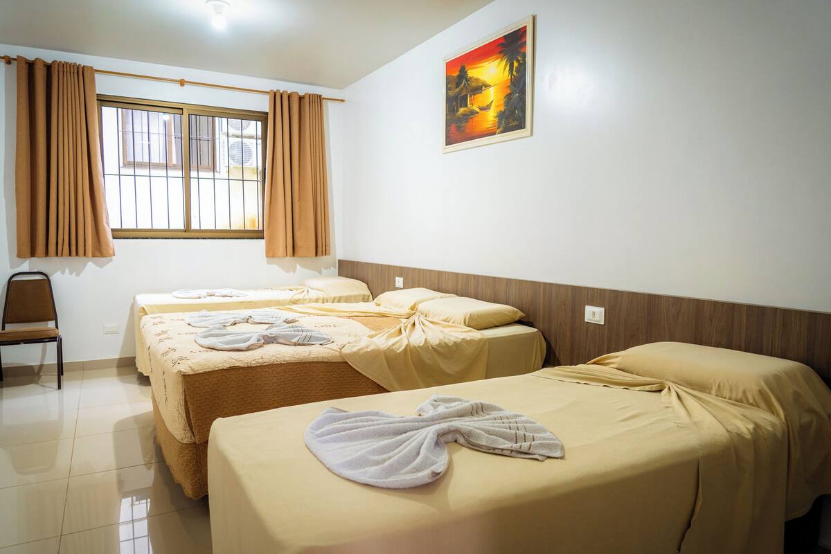 Standard Quadruple Room | In-room safe, desk, blackout curtains, free WiFi