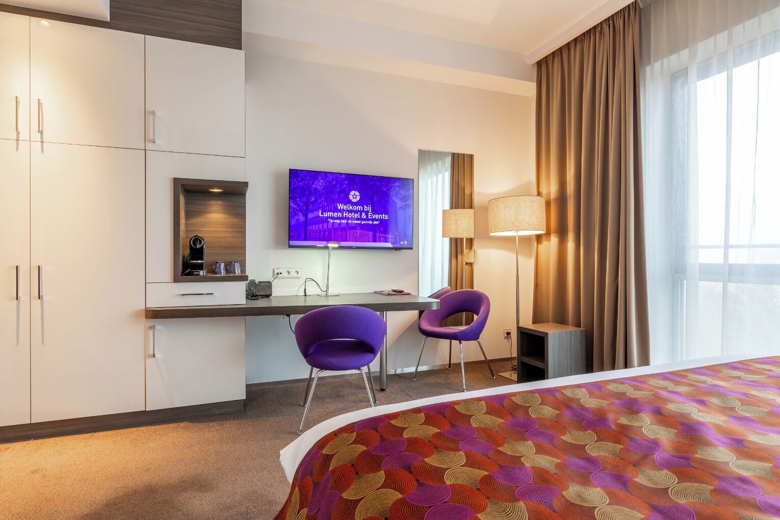 Comfort Double Room | Premium bedding, minibar, in-room safe, desk