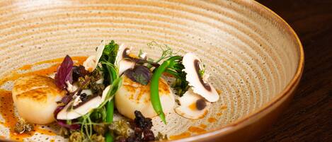 A plate of food with various ingredients.