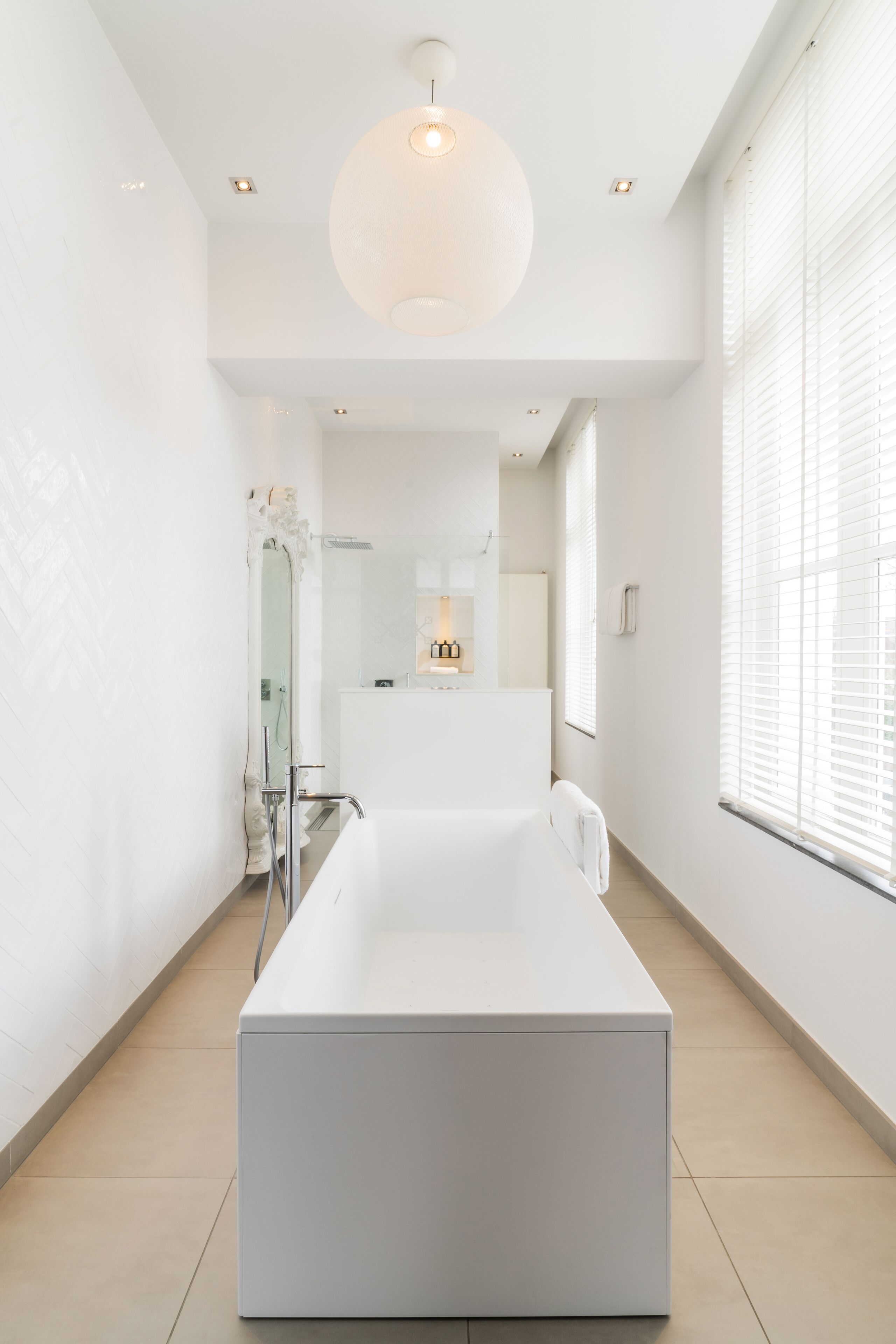 classic suite | bathroom | rainfall showerhead, free toiletries, hair dryer, bathrobes