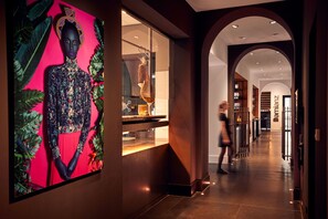 Interior entrance