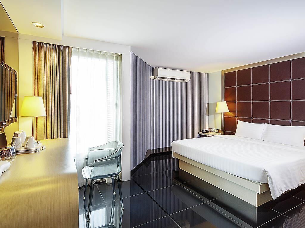 ห้องซูพีเรีย, เตียงคิงไซส์ 1 เตียง | ตู้นิรภัยในห้องพัก, โต๊ะทำงาน, พื้นที่ทำงานแบบใช้แล็ปท็อป, ผ้าม่านกันแสง