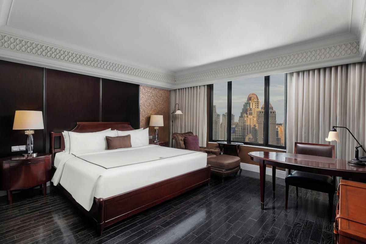 Chambre Deluxe, 1 trĂšs grand lit, non-fumeur, vue ville