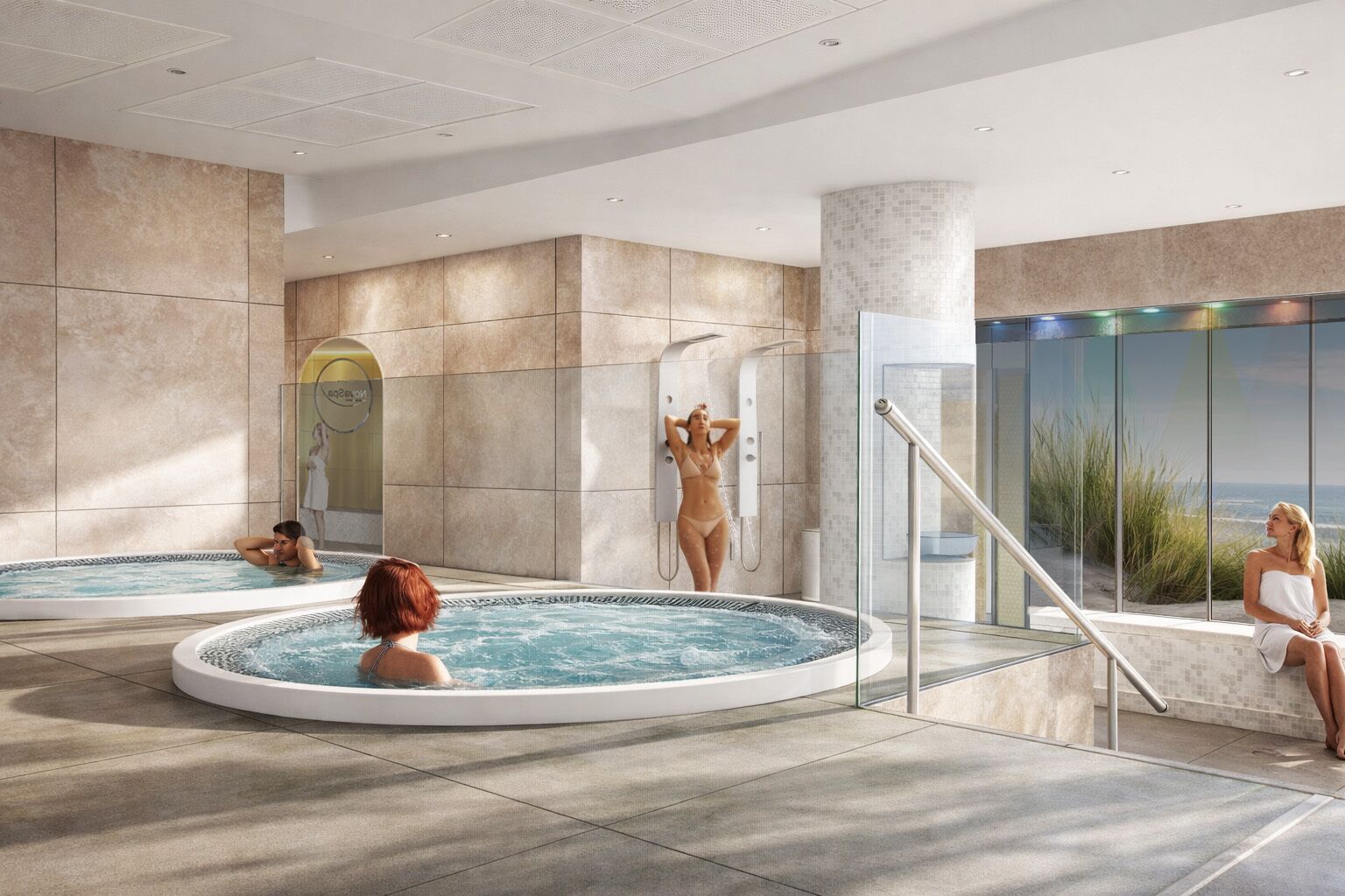 Espace de soins pour les couples, hammam, soins corporels