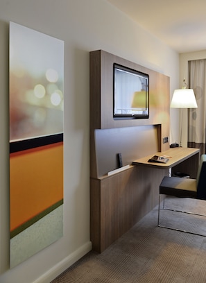 Minibar, in-room safe, desk, blackout curtains
