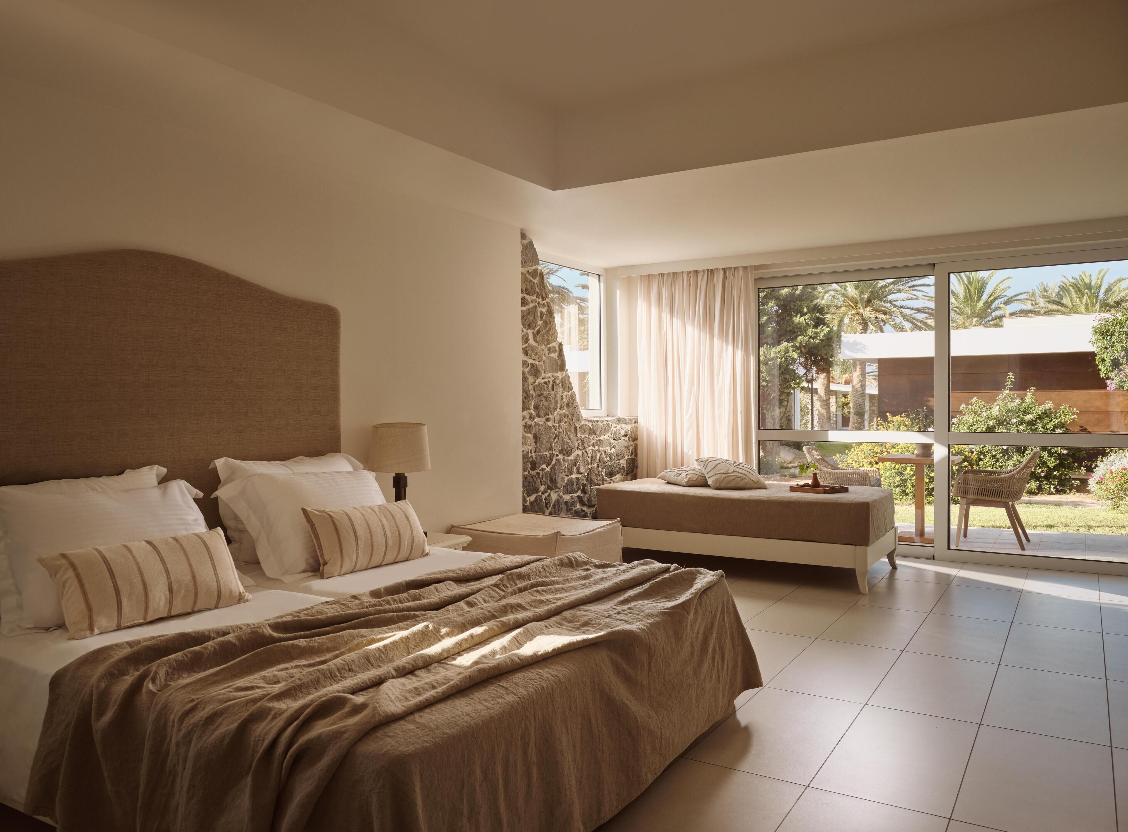 Bungalow superior, vista al jardín | 1 habitación y ropa de cama de alta calidad 