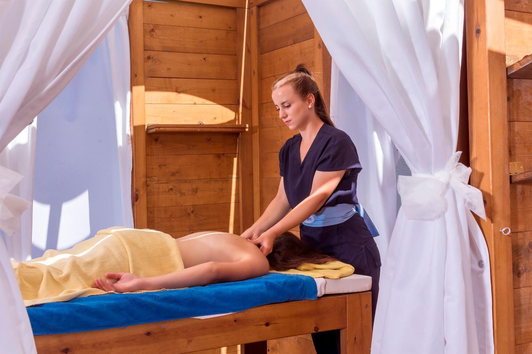 Body treatments, aromatherapy, deep-tissue massages, Swedish massages