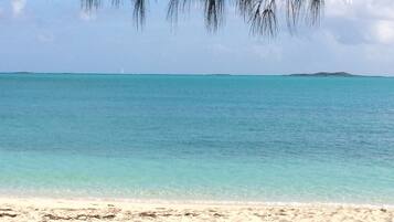 Beach nearby, white sand
