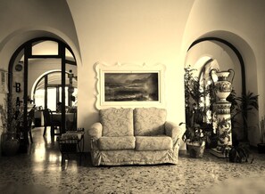 Lobby sitting area