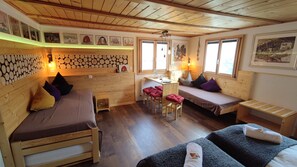 Family Room, Shared Bathroom