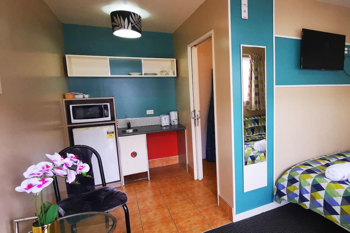 Habitación doble, con acceso para personas discapacitadas, baño en la habitación | Muebles diferentes, tabla de planchar con plancha y wifi gratis