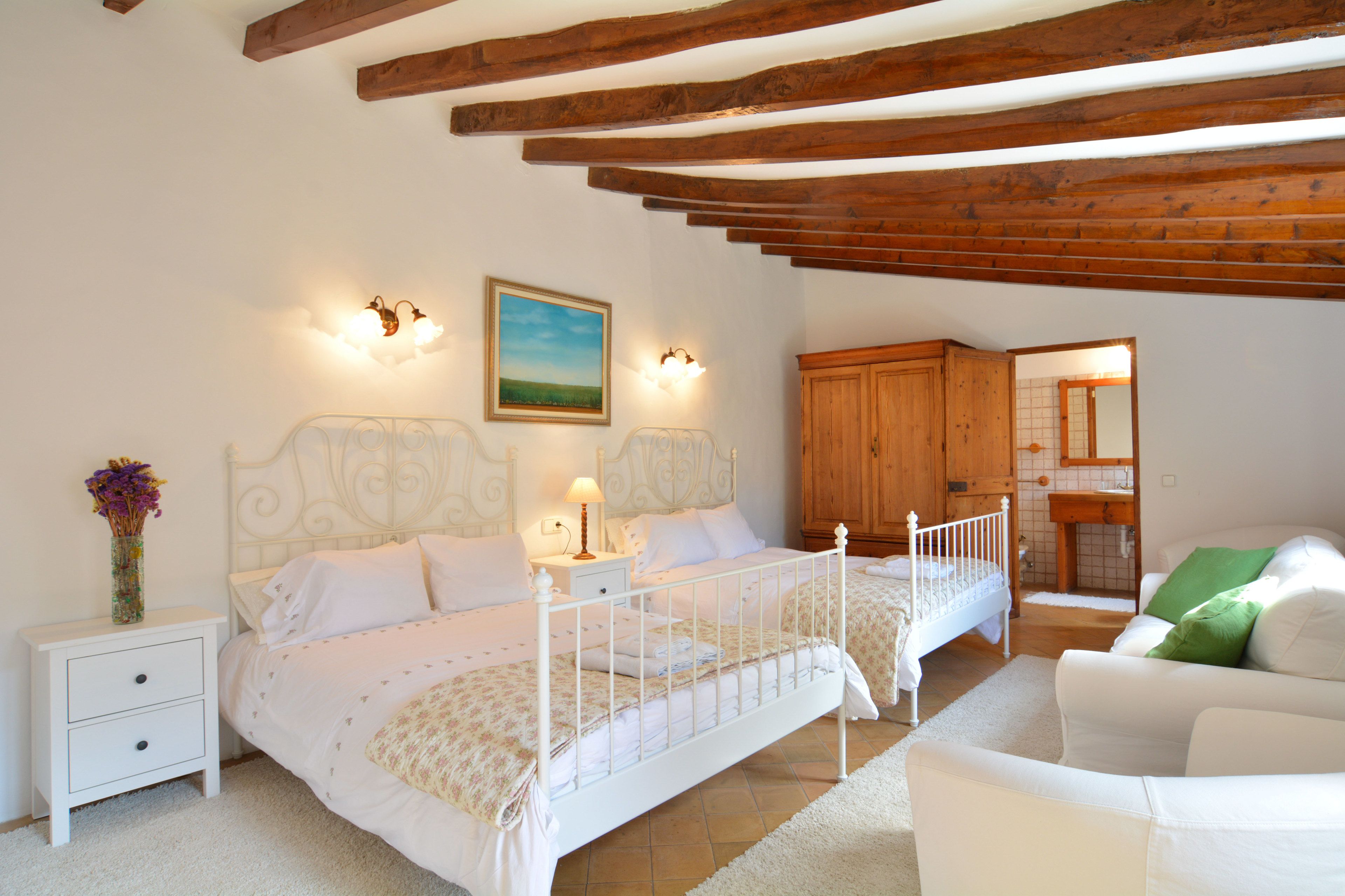 Suite / Family Room | Hypo-allergenic bedding, down comforters, iron/ironing board