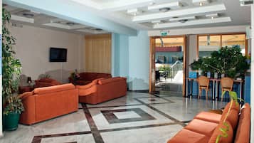 Sala de estar en el lobby