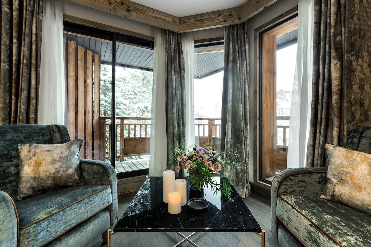 Kamar Keluarga | Seprai katun Mesir, seprai premium, minibar, dan brankas