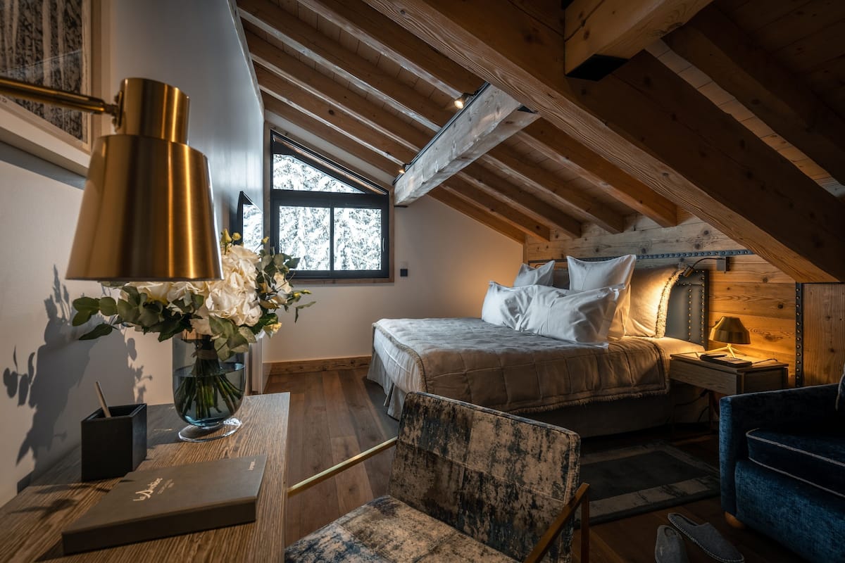 Kamar Keluarga | Seprai katun Mesir, seprai premium, minibar, dan brankas