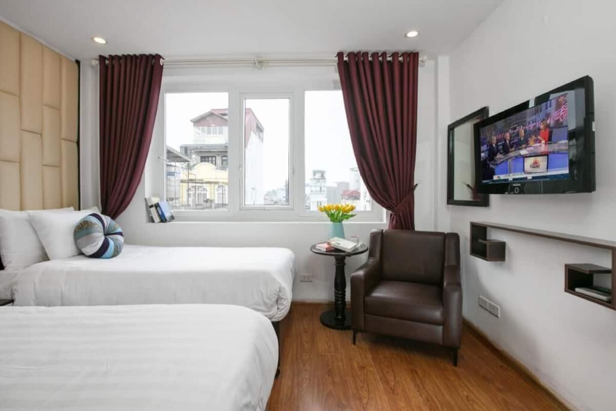 Pillow-top beds, minibar, in-room safe, individually decorated