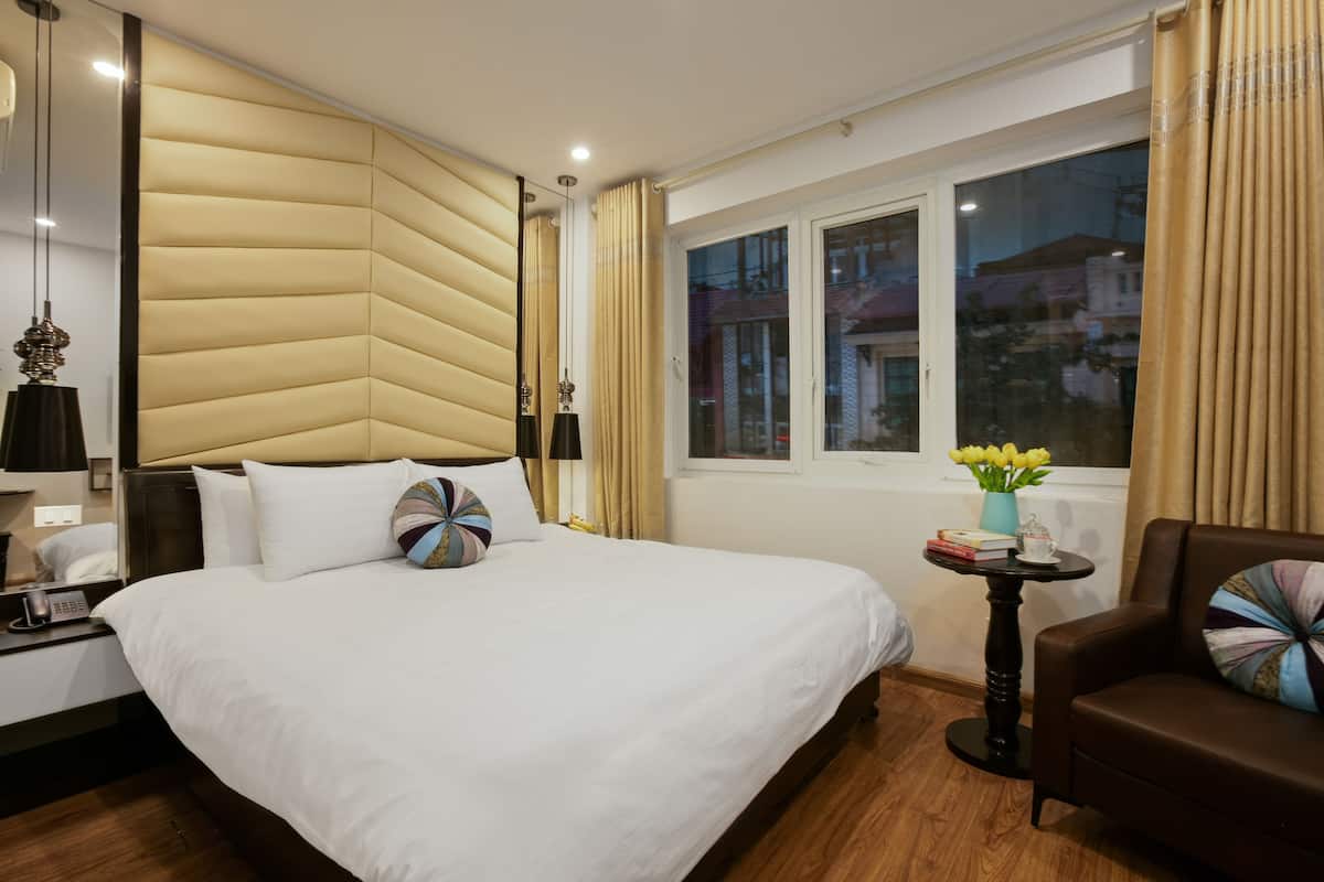 Pillow-top beds, minibar, in-room safe, individually decorated