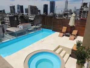 Rooftop pool - Galerias Hotel (Buenos Aires)