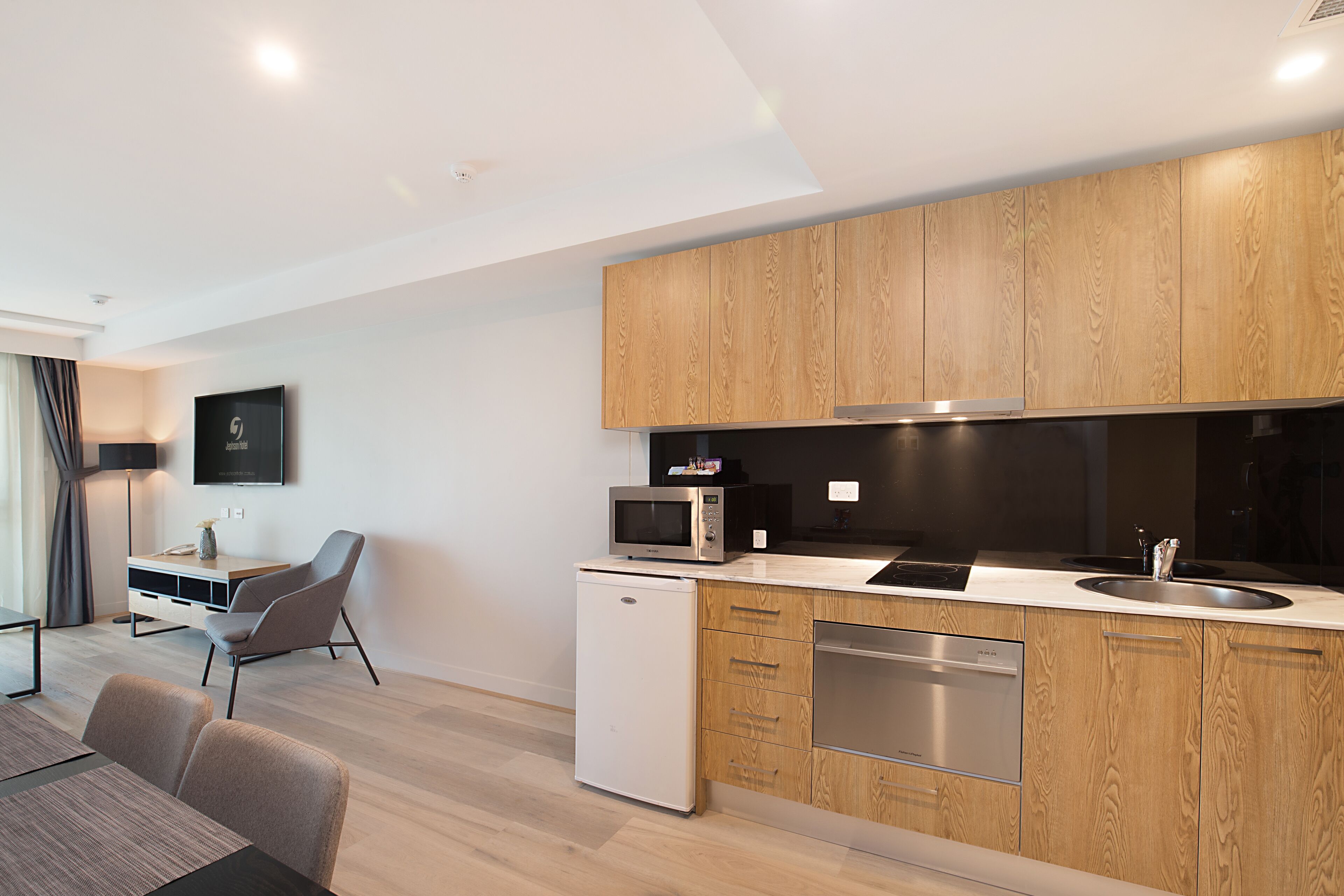 two bedroom apartment | private kitchen | coffee/tea maker, electric kettle